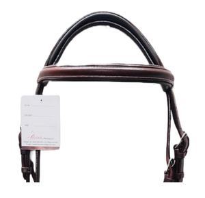 Brida de cuero marrón de caballo de calidad superior de Venta caliente con banda de cejas media redonda duradera para montar a caballo - Product Image 4