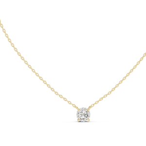Collar con Diamante CVD VVS-VS EF de 1 Quilate, Creado en Laboratorio, Oro de 18K, 14K, Rosa, Amarillo, Blanco, Joyería Fina Elegante - Product Image 2