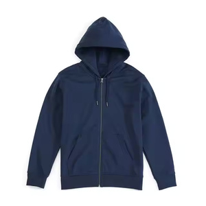 Boxy Fit Cropped Hoodies para hombres Zip Up Vintage Zip up Acid Wash Men Hoodie Distressed Oversized Fleece Blank con logotipo personalizado - Product Image 4