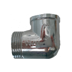 Raccord coudé à 90 degrés de haute qualité en laiton chromé jaune M F 1 'X 1' Taille Pack 1 - Product Image 2