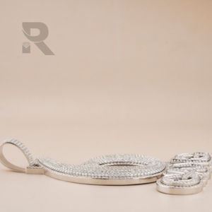 Personalizado oro blanco cristiano diamante Hip Hop joyería nombre Natural colgante regalo único con alto PVP - Product Image 4