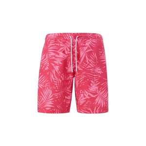 Haute qualité hommes High Street solide motif Shorts élastique cordon ceinture tissé Texture fente poche pour maillot de bain - Product Image 3