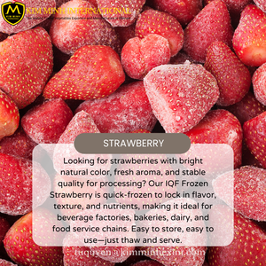 สตรอว์เบอร์รีแช่แข็ง IQF ขายส่ง สีสดใส รสชาติธรรมชาติ - Product Image 5