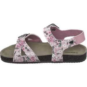 รองเท้าแตะทำจากไม้ก๊อกมีลักษณะสวยงามรองเท้าแตะพื้นไม้ก๊อกสังเคราะห์ด้านบนน้ำหนักเบามีสีชมพูและสีขาว - Product Image 1