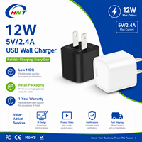 Vente d'usine, mini chargeur portable 12W 5V 2A 2.4A PD type C, adaptateur secteur, prise US, certifié FCC pour smartphone