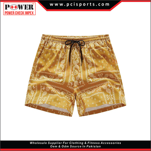 Custom Plus Size Double Layer Paisley Mesh 5 Inch Inseam Youth Basketball <b>Bandana</b> Print <b>Men'S</b> Shorts - Product Image 5