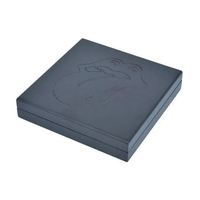 Boîte à pièces en bois personnalisée avec 12 compartiments, finition brillante, cadre photo, coffret cadeau pour collectionneurs