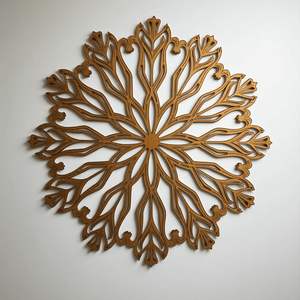 Decoración de Pared de Mandala de MDF con Diseño de Diseñador, Elaborada para una Decoración del Hogar de Primera Calidad con un Toque Artístico Indio - Product Image 2