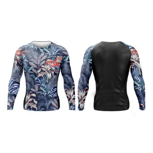 Rashguard pour homme, manches longues, léger, Rashguard Gudo pour homme, protection solaire Rashguard sublimé - Product Image 3