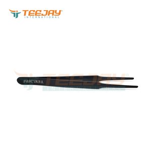 Pinzas de Precisión para Coleccionistas de Sellos, Punta Fina, Antideslizantes, Antimagnéticas, de Acero Inoxidable, para Uso con Pestañas, OEM, Marca Privada, Personalizadas - Product Image 4