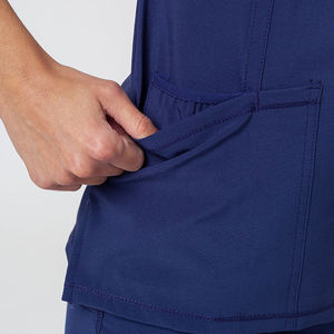 Ensemble d'hôpital de jogging de gommage d'allaitement personnalisé uniformes en Spandex imprimés gommages extensibles réutilisables pour esthéticiennes personnalisées - Product Image 3