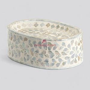 Base para Pastel Hecha a Mano con Núcleo de Bambú y Madreperla, Ecológica, para Exhibición de Postres de Ramadán Iftar y Decoración de Mesa, de Vietnam - Product Image 4