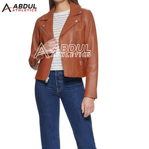 Women Genuine Leather Jacket Adults Winter Use <b>Zipper</b> Fashionable Women Leather Jacket <b>For</b> <b>Sale</b> - Product Image 2