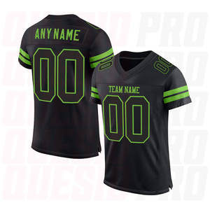 Maillot de football américain personnalisé entièrement imprimé, maillot de rugby en mesh par sublimation, vêtements de sport professionnels, support OEM/ODM - Product Image 4