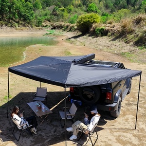 Tự động 4 mùa phong cách xe bên mái hiên dễ dàng thiết lập Oxford Vải mái lều sợi Carbon nhôm ngoài trời lớn - Product Image 2