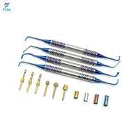 Kit de chirurgie implantaire dentaire Fida International en acier inoxydable manuel, réutilisable, certifié ISO, avec embouts, forets, élévateur de sinus