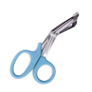 Tijeras de corte Tuff, tijeras resistentes, Color cielo, plástico, Hndle, primeros auxilios, enfermera, paramédico, tijera de emergencia para traumatismos - Product Image 3