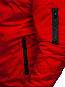 Blouson aviateur personnalisable pour hommes dernière conception avec col montant fermeture à glissière couleur unie veste chaude d'hiver tailles adultes - Product Image 6