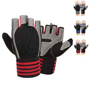 Gants de gymnastique à demi-doigts unisexes pour l'haltérophilie Gants de sport et de fitness personnalisés de qualité pour l'entraînement en plein air Vente en gros - Product Image 1