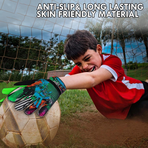Gants de gardien de but de football en cuir respirant pour l'extérieur, disponibles dans toutes les couleurs, avec double protection du poignet - Product Image 6