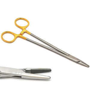 Tipo de instrumento médico 16cm Portaagujas de carburo de tungsteno manual Base delicada de instrumentos quirúrgicos - Product Image 1