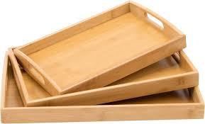 Plateau en bambou personnalisé Vaisselle naturelle durable OEM & ODM accepté - Product Image 3