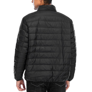 Men's Custom Logo <b>Plus</b> <b>Size</b> <b>Waterproof</b> Puffer <b>Jacket</b> Winter Casual Cotton Filled Long Sleeves Custom Colors OEM Service - Product Image 3
