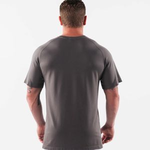 T-shirt à manches courtes et col rond pour hommes-T-shirts décontractés à coupe décontractée - Product Image 4