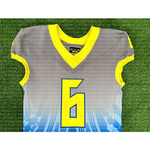 2025 ODM OEM équipe de football américain personnalisé en gros uniformes attirail sergé Sublimation impression numéro de paquet personnalisé adultes - Product Image 1