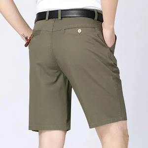 Pantalones cortos de algodón 100% para hombre, pantalones cortos hasta la rodilla, ropa cómoda de marca clásica, pantalones cortos de playa, pantalones cortos para hombre - Product Image 3