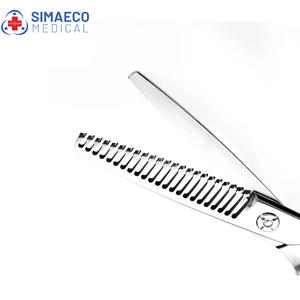 SIMAEcobeauty กรรไกรตัดผมสแตนเลสแบบ SM-101ปรับได้เครื่องมือความงามใบมีดคมทื่อตรงสำหรับตัดผม - Product Image 5