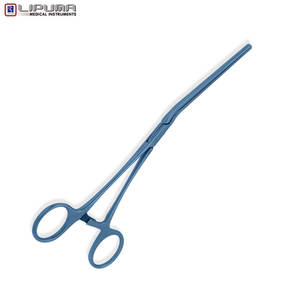 Debakey Atraumatic ไทเทเนียมหลอดเลือดแบบแมนนวลขากรรไกรมุม15องศามีก้านตรงเครื่องมือผ่าตัดพื้นฐานโมล - Product Image 5