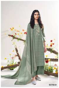 Premium Cotton Satin Embroidered Salwar Kameez Collection for Party Wear <b>Indian</b> & <b>Pakistani</b> <b>Clothing</b> Available at Wholesale Rate - Product Image 6