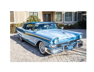 เงินมัดจำเริ่มต้นสำหรับรถคลาสสิกวินเทจ ฟอร์ด แฟร์เลน 500 ซันไลเนอร์ ปี 1957 ที่ได้รับการปรับปรุงใหม่ พร้อมเครื่องยนต์ดับเบิ้ลคาร์บูเรเตอร์ 312 วี8 - Product Image 1