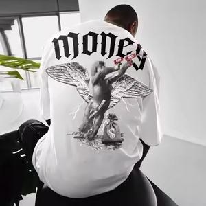 3D Printed Drop Shoulder oversized <b>T</b> <b>Shirts</b> Bulk Wholesale Polyester <b>T</b> <b>Shirt</b> Sublimation Custom Collar Logo Cotton /Stock. - Product Image 3