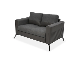 Sofá gris de 2 plazas de diseño berlinés recién lanzado para sala de estar con muebles de diseño moderno - Product Image 3