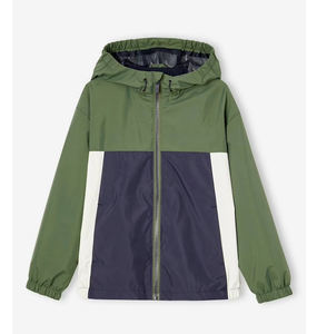 Niños Colourblock Windcheater Deportes Casual y Deportes escolares Correr Anorak con capucha - Product Image 5