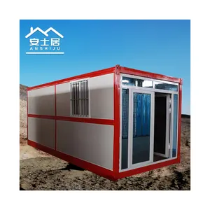 Professional Made Homes 20Ft Expandable Container House America Prefab House Luxury Folding Container Tiny Office