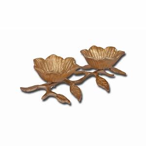 ที่จับถาดทองเหลืองด้ามจับดีไซน์พิเศษถาดทองเหลืองด้ามจับดีไซน์ใบไม้ - Product Image 5