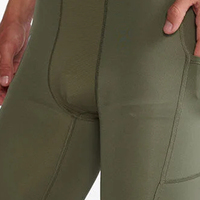 Shorts de compression pour hommes en gros OEM, logo avant, respirants, écologiques, séchage rapide, qualité supérieure, prix abordable