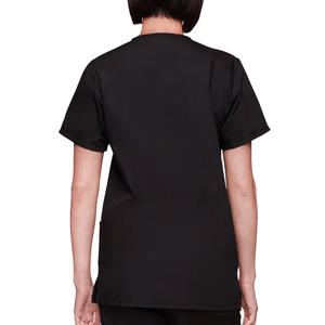 Moda mujer enfermera Scrub cremallera pulóver Scrub Tops elástico Hospital Jogger uniformes médicos - Product Image 2