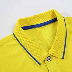 Los hombres más vendidos para camisetas de polo 100% algodón colores personalizados ropa de punto a rayas lisas tela de lona de alta calidad - Product Image 2