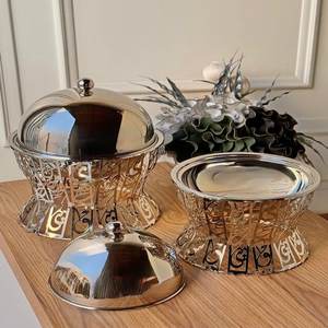 Shiny Stainless Steel Wedding Decoration <b>Cupcake</b> <b>Stand</b> Polished Metal Cake Tools Handmade Eco-Friendly CE Certified Single Piece - Product Image 2