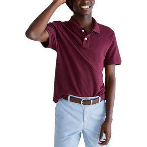 Polo de algodón de primera calidad para hombre, camiseta Polo de manga corta con logotipo personalizado, venta al por mayor - Product Image 1