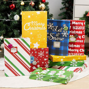 Christmas Shirt Gift Boxes with <b>Pull</b> <b>Bows</b> and Tag, Xmas Clothing Gift Box, Holiday Shirt Boxes for Gifts Wrapping, Christmas - Product Image 6