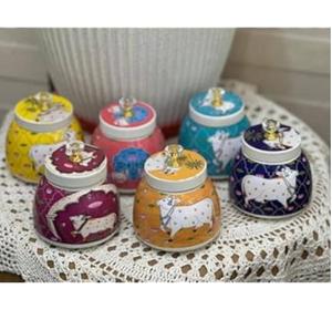 Tarros de Almacenamiento para Té y Café para Uso en Hoteles y Cocinas, Recipiente con Acabado de Esmalte Rojo, Bote para Especias, Azúcar y Sal - Product Image 5