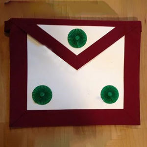 Knight Mason haute qualité sur mesure 2025 broderie personnalisée artisanat brodé à la main point de croix et tablier de couture - Product Image 1