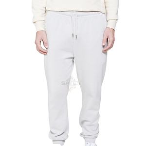 Pantalons de survêtement décontractés vintage pour hommes, lavage à l'acide, tissu molletonné lourd personnalisé, broderie, respectueux de l'environnement, confort tout au long de la journée - Product Image 1