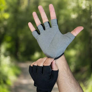 Guantes de Gimnasio de Medio Dedo para Hombre y Mujer, Protección Completa de la Palma, Protección UV, Agarre para Culturismo, Ciclismo, Pesca, Esquí y Actividades al Aire Libre - Product Image 4