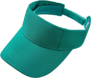 Alta Qualidade Sun Visor Chapéus Ajustável Chapéu Golf Tênis Verão Casual Esportes Chapéus Para Mulheres Homens